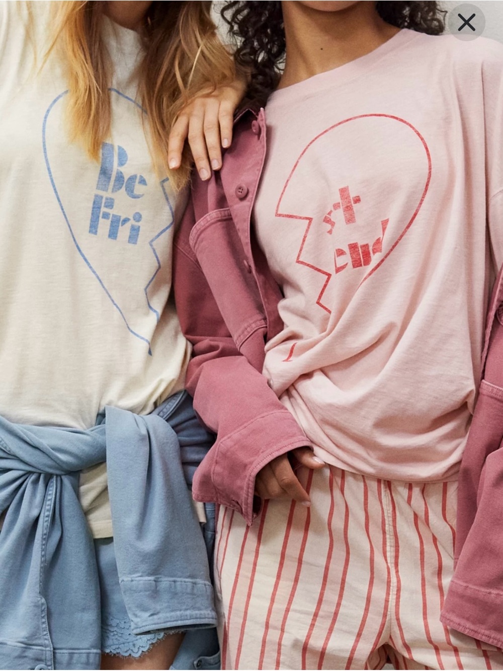 American Eagle Aerie x Emily + Meritt Oversized Boyfriend T-Shirts (set of 2)
